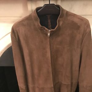 Theory men’s suede jacket
